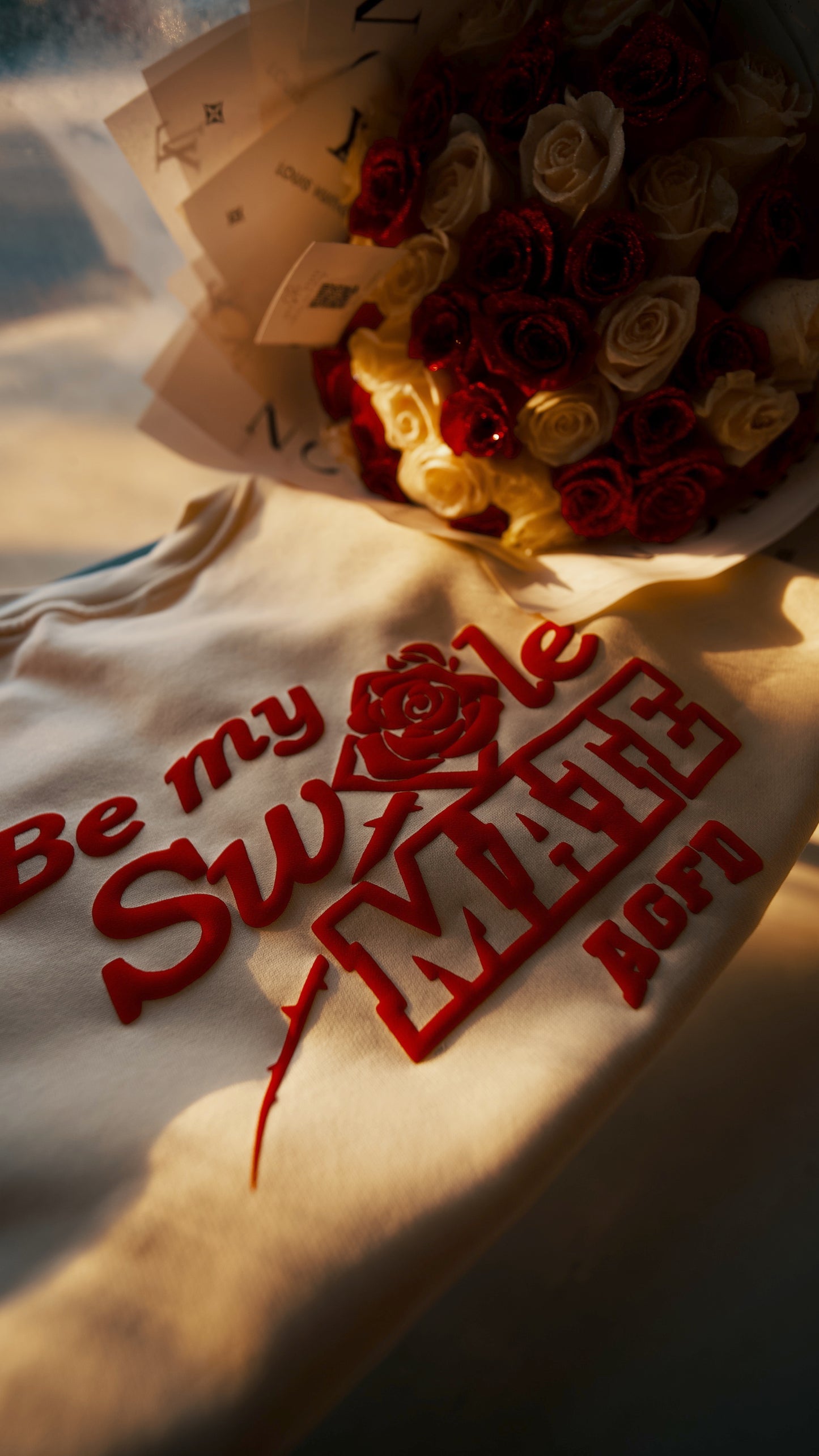 Swole Mate ValentineThemed Crewneck Sweatshirt