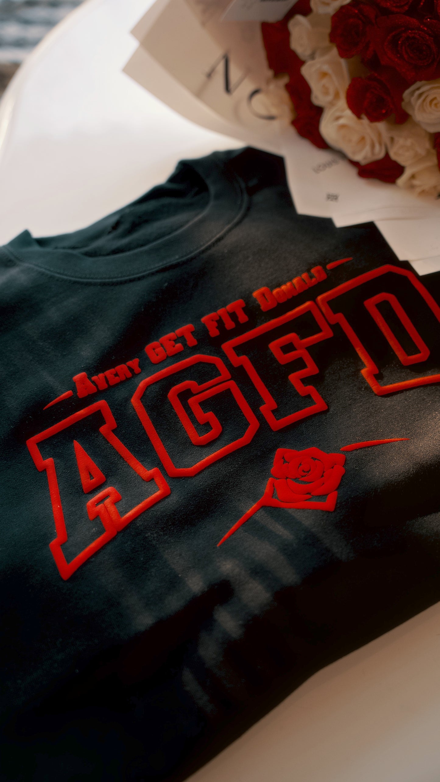 Swole Mate ValentineThemed Crewneck Sweatshirt