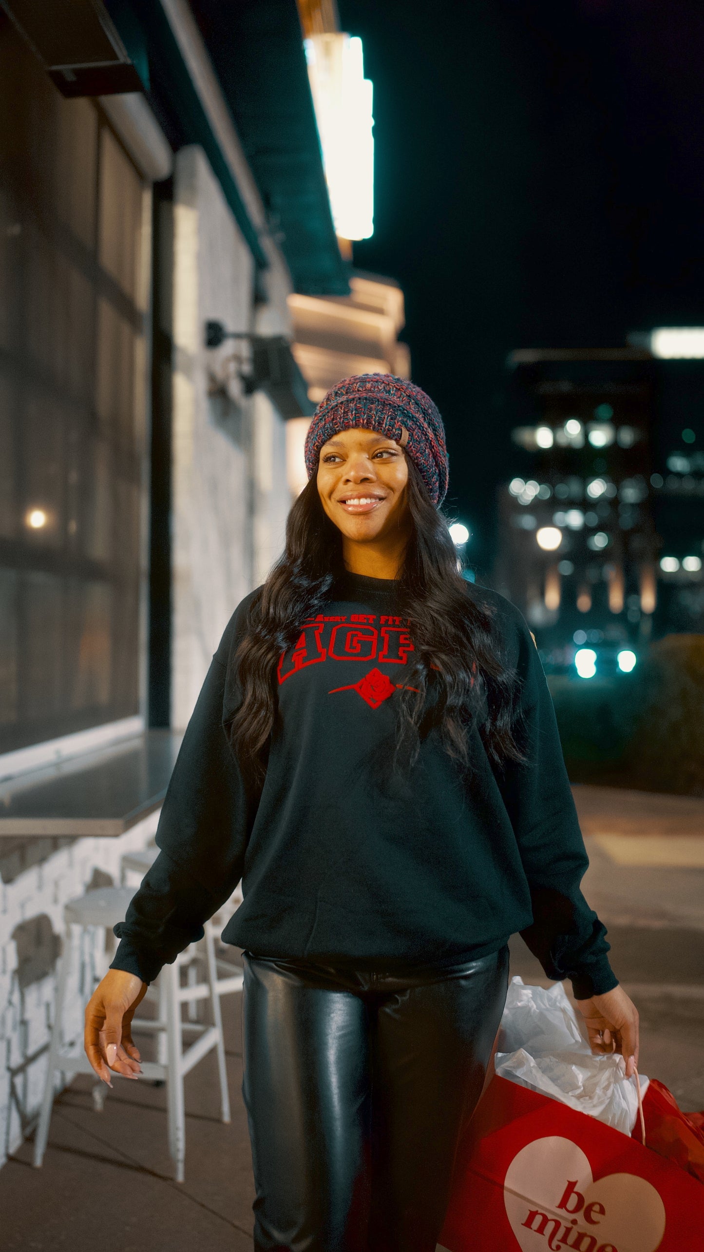 Swole Mate ValentineThemed Crewneck Sweatshirt