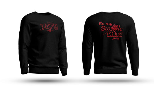 Swole Mate ValentineThemed Crewneck Sweatshirt