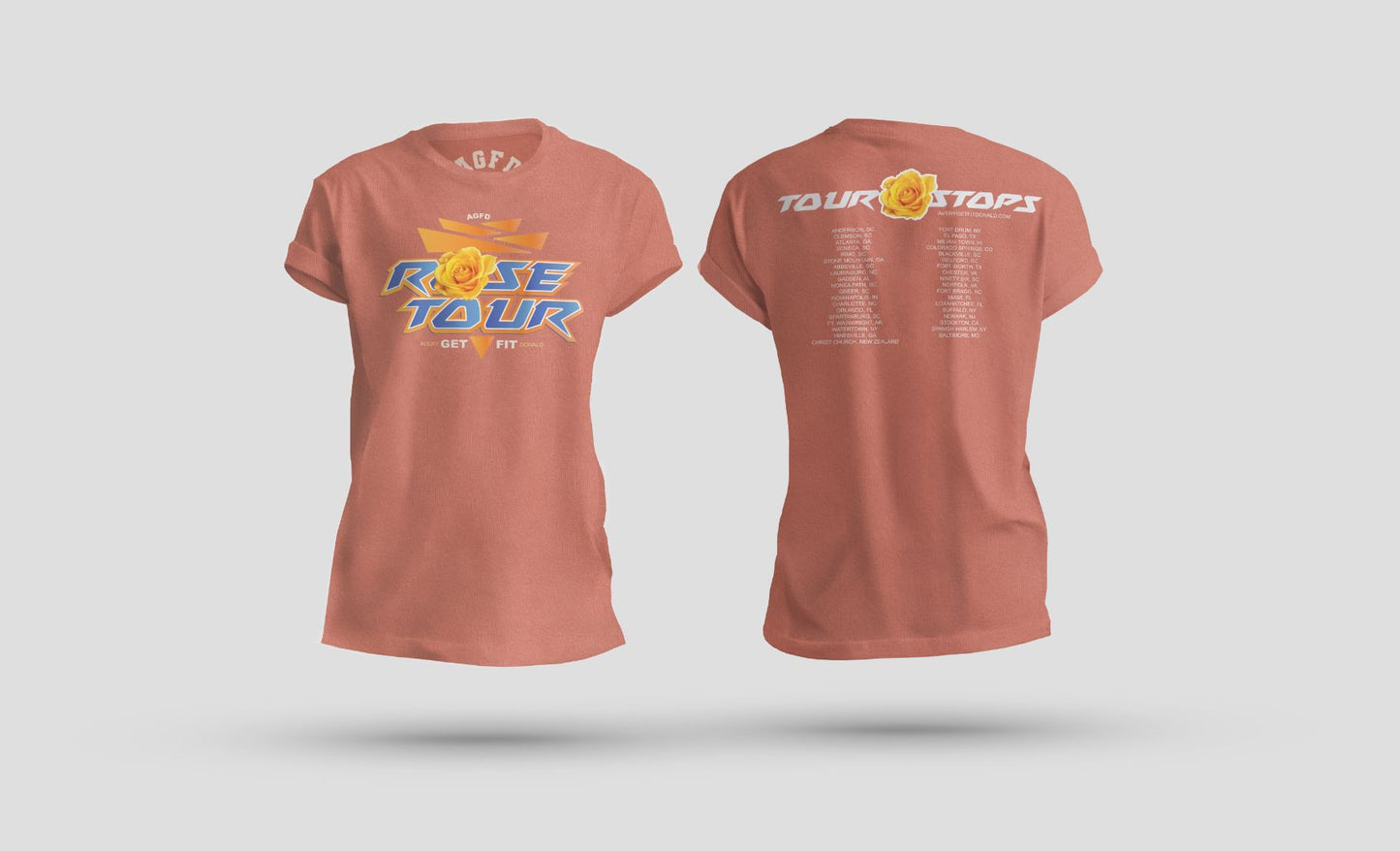 Oversize Rose Tour Tee